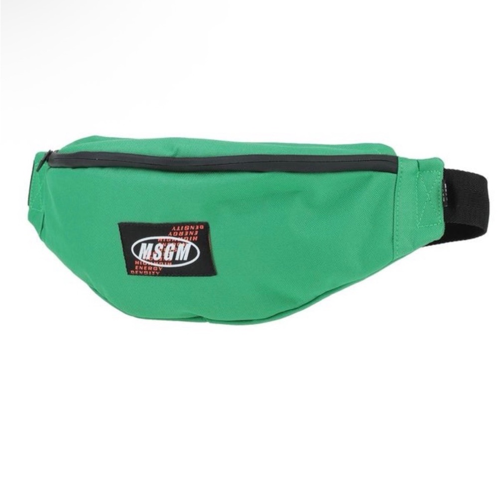 MSGM Vibrant Green Belt Bag